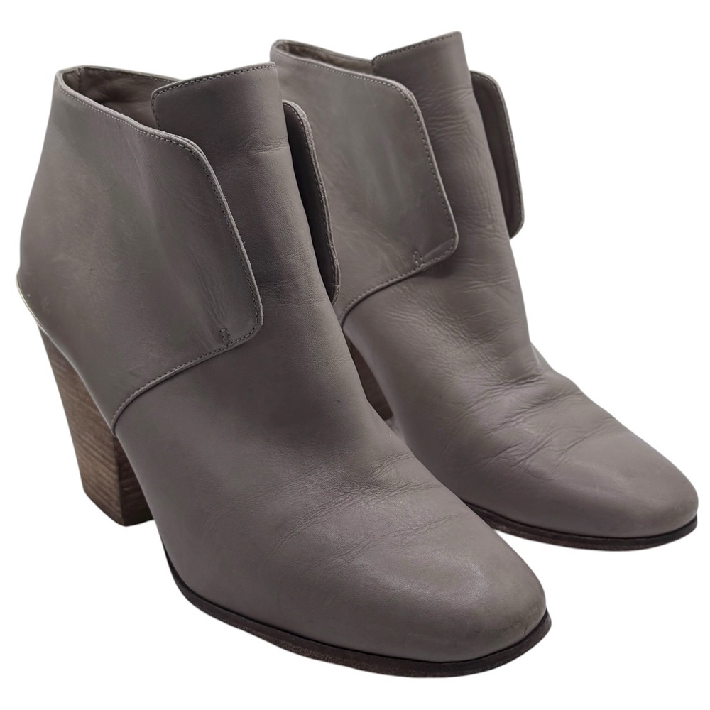 Cole Haan Women’s Grandios Taupe Leather Ankle Booties - Size 7.5